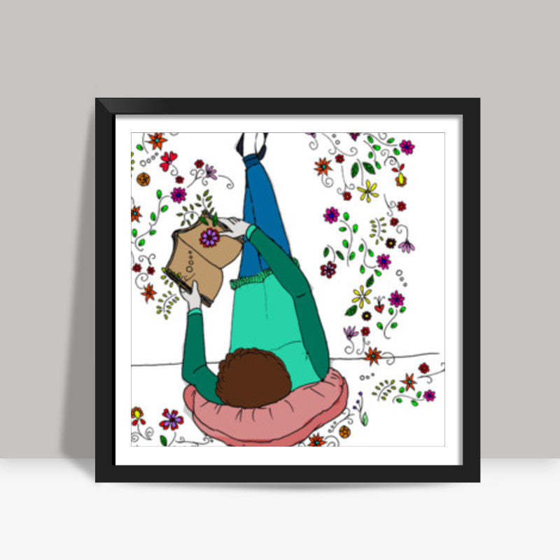 Love Reading Square Art Prints