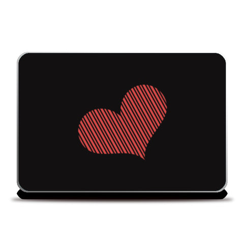 Laptop Skins, Line Heart Laptop Skins