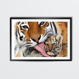 Tiger and Cub | Painting Wall Art