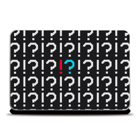 Laptop Skins, QUESTION EXCLAMATION Laptop Skins