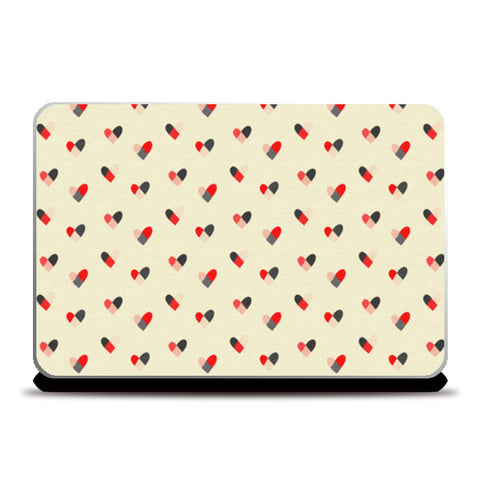 Laptop Skins, Hearts Pattern Laptop Skins