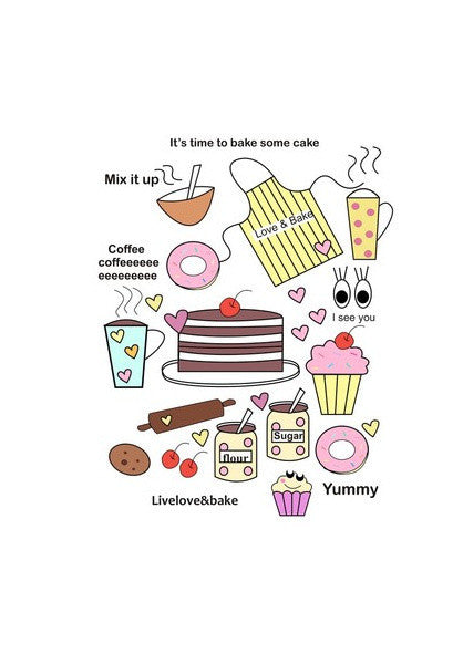 Baking = Happiness Art PosterGully Specials