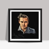 Johnny Depp||Leonardo Di Caprio Digital Painting Square Art Prints