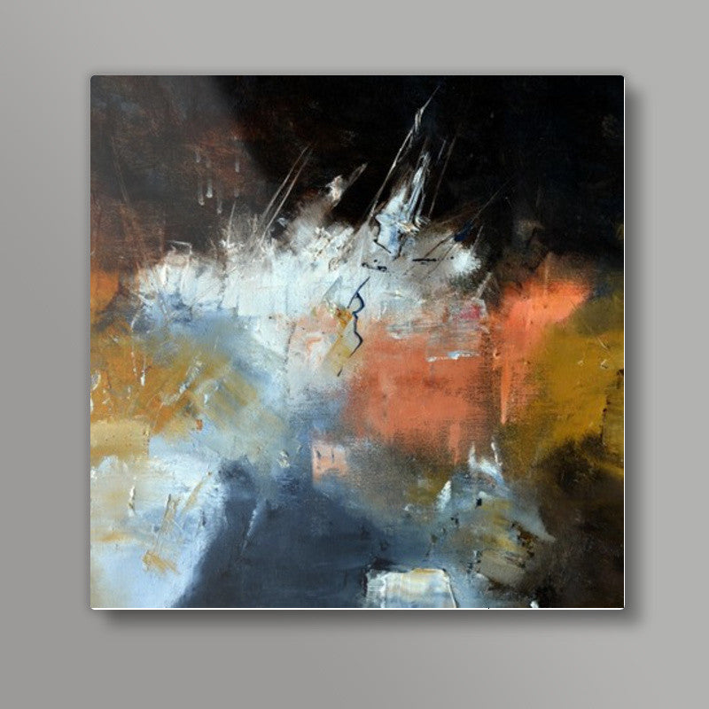 abstract 6589 Square Art Prints