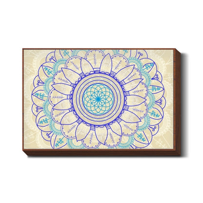 Bohemian desi pattern doddle Wall Art