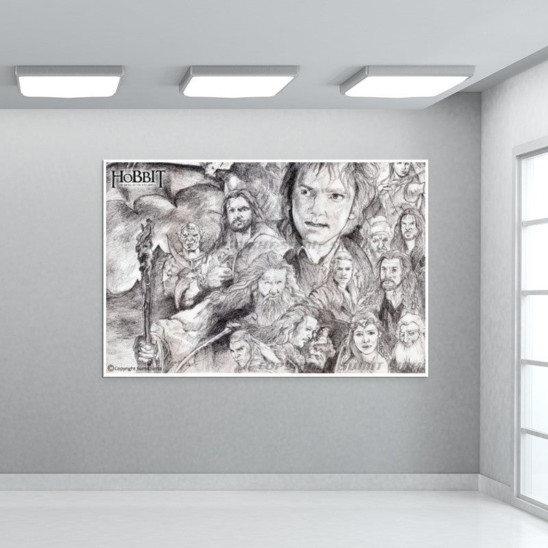 The Hobbit Wall art