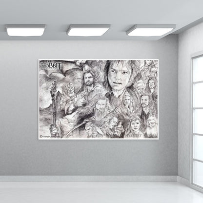 The Hobbit Wall art