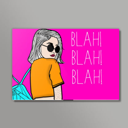 BLAH BLAH BLAH 2 Wall Art