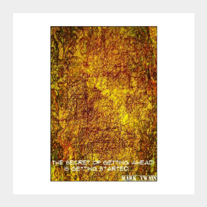 Square Art Prints, Mark Twain     Sublime91, - PosterGully