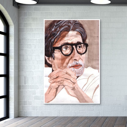 Amitabh Bachchan is one of the biggest superstars of Bollywood Wall Art