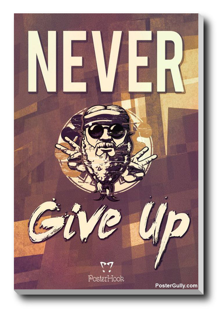 Brand New Designs, Never Give Up Artwork
