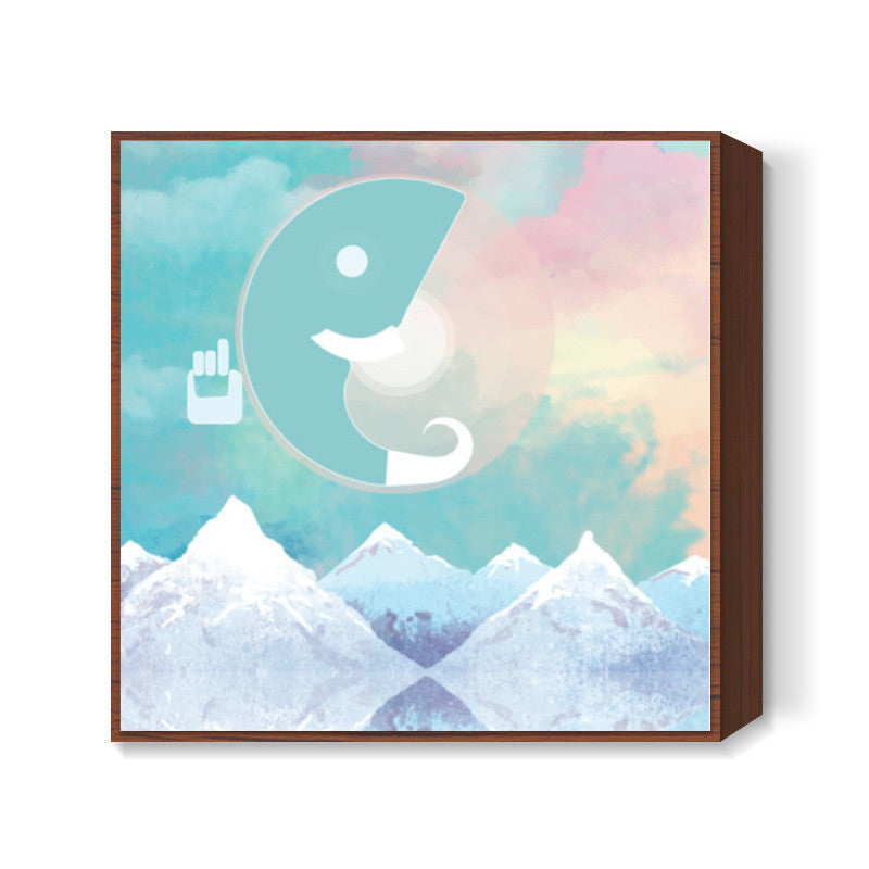 Ganesha  Square Art Prints