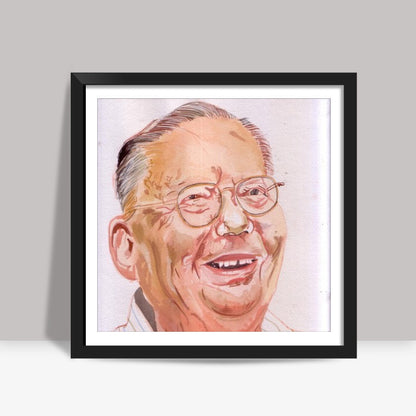 Ruskin Bond is a wonderful writer Square Art Prints