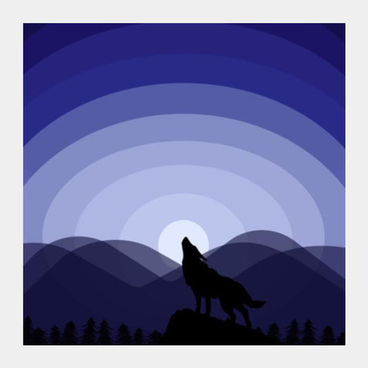 Howl Square Art Prints PosterGully Specials