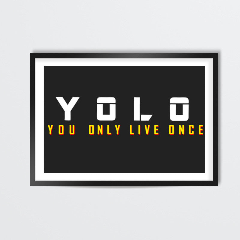 YOLO Wall Art