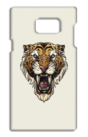 Saber Toothed Tiger Samsung Galaxy Note 5 Tough Cases