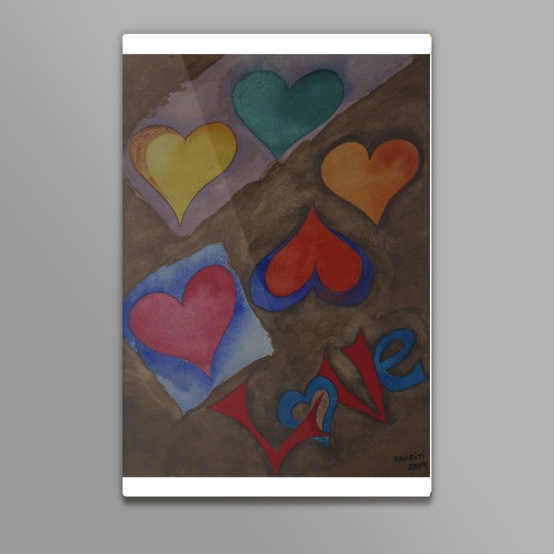 Love is Here Wall Art