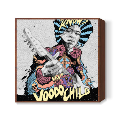 Voodoo Child | Jimi Hendrix Square Art Prints