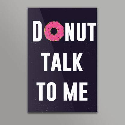 DONUT Talk To Me Wall Art