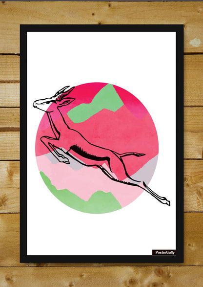 Brand New Designs, Deer Over The Moon Artwork