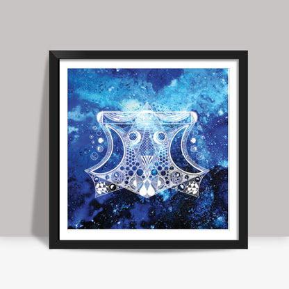 Back to the stars ! Square Art Prints