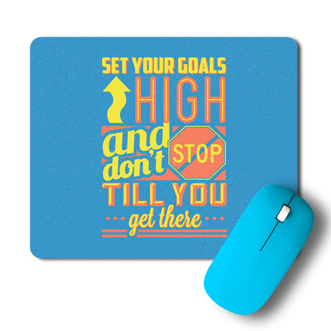 Set Your Goals Pop Art Mousepad