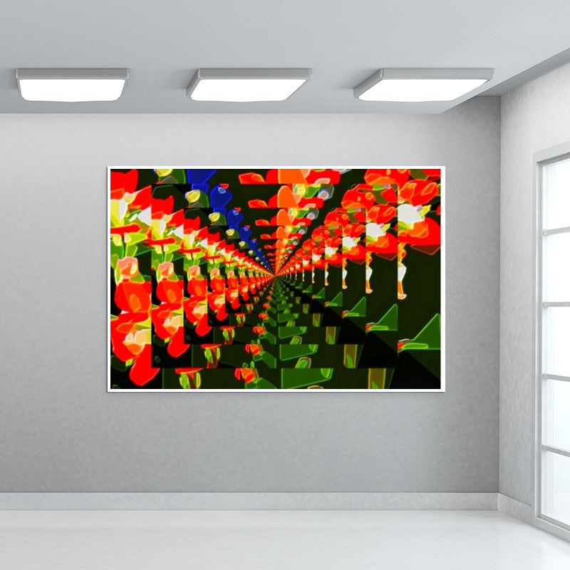 Flower Tunnel Wall Art