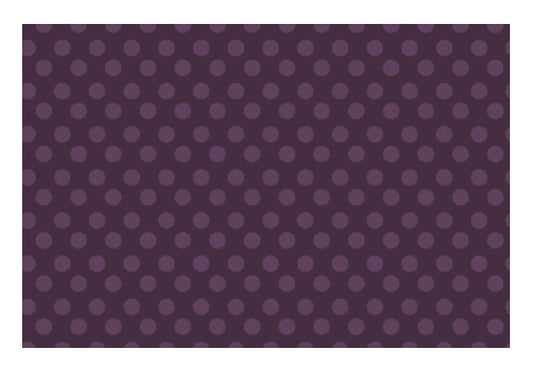 Purple Dots Wall Art