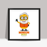Minion Modi (made with beer) Square Art Prints