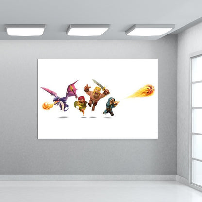 clash of clans poster Wall Art