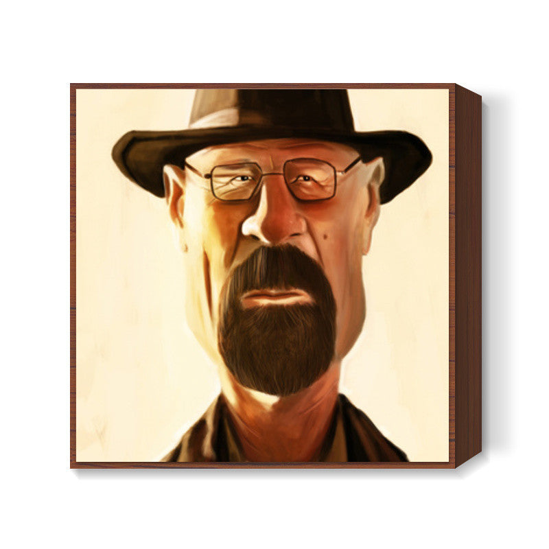 Heisenberg | Caricature Square Art Prints