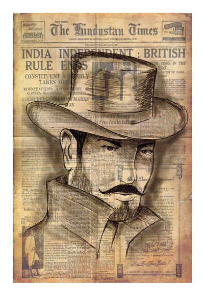 Bhagat Singh Art PosterGully Specials