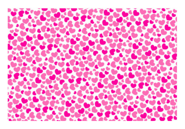 Wall Art, Pretty Pink Hearts Wall Art