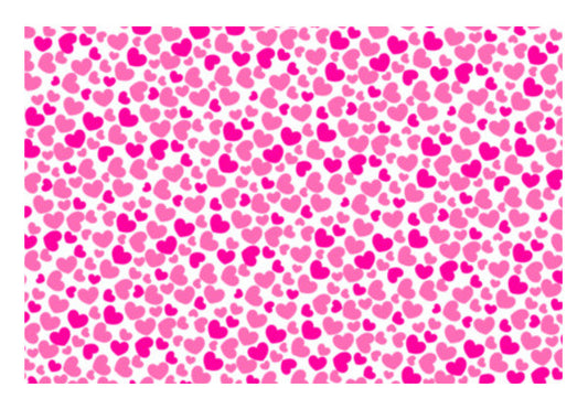 Wall Art, Pretty Pink Hearts Wall Art