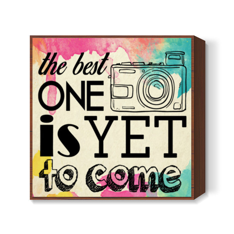 Vintage Camera Quote Square Art Prints