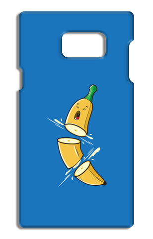 Sliced Banana Samsung Galaxy Note 5 Tough Cases