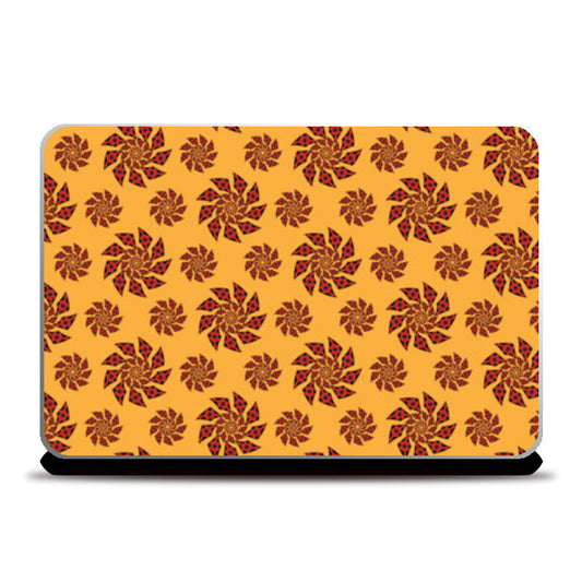 Swirly Flowers Laptop Skins