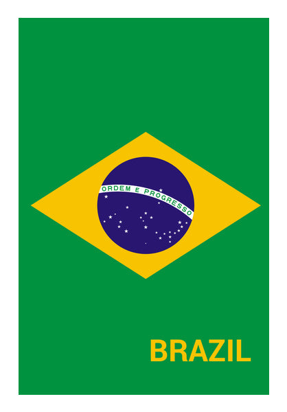 Brazil | #Footballfan Wall Art