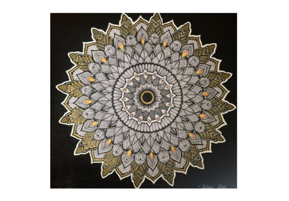 Marigold Mandala Wall Art