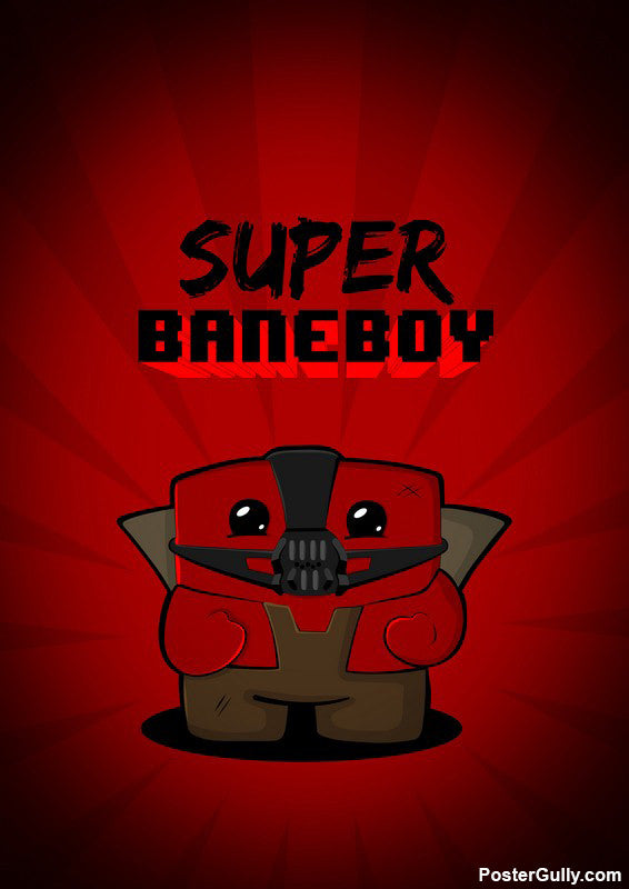 Wall Art, Super Bane Boy Artwork