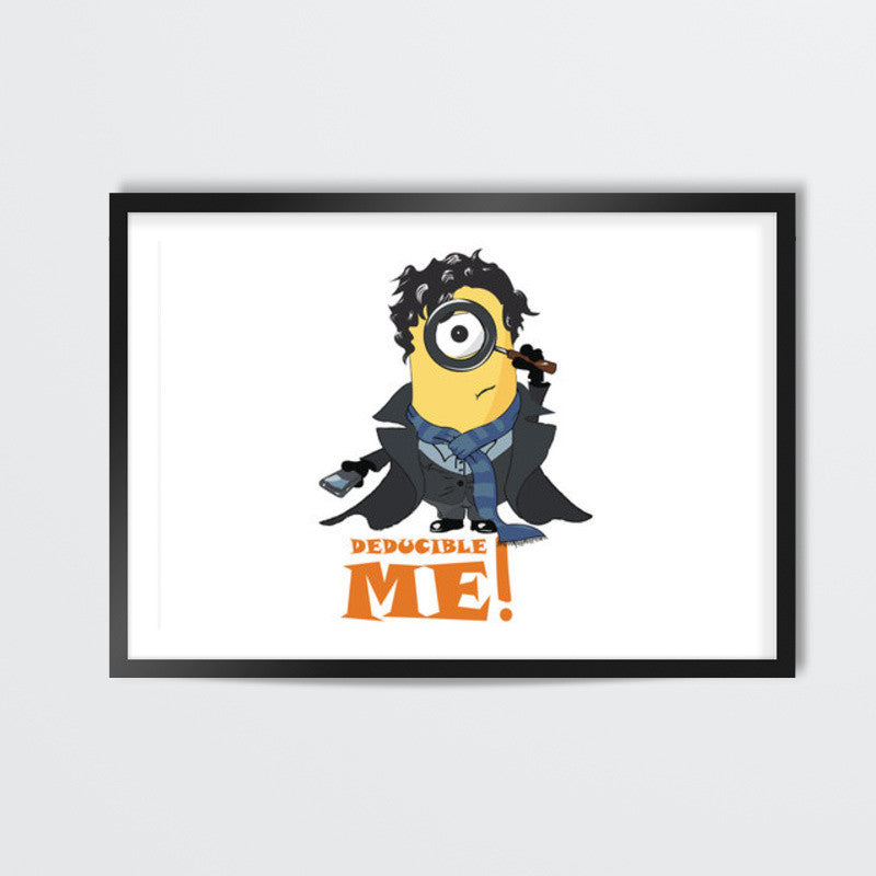 MINION, SHERLOCK MODE, THE LAZY DECTECTIVE, DESPICABLE ME WALL ART Wall Art