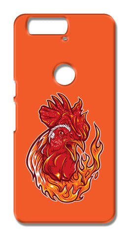 Rooster On Fire Huawei Nexus 6P Cases