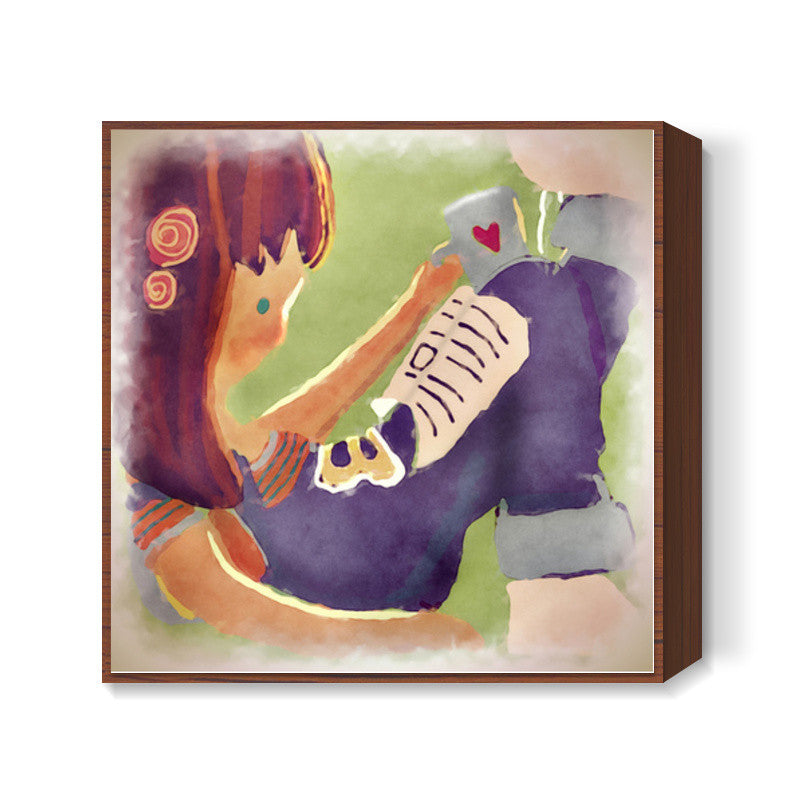 books and me Square Art Prints