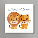 Hey Soul Sister Square Art Prints