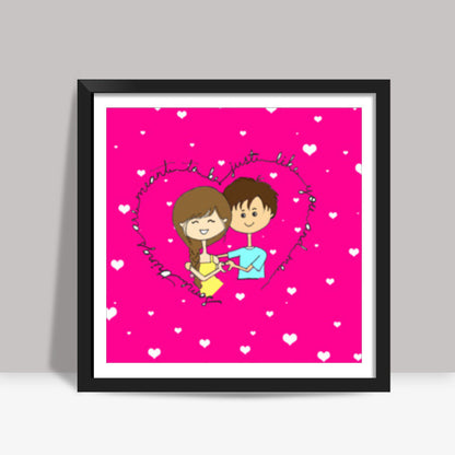 Valentines Day Special- You n Me Square Art Prints