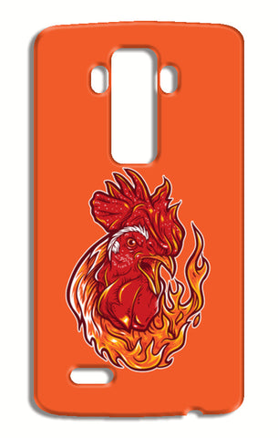 Rooster On Fire LG G4 Cases
