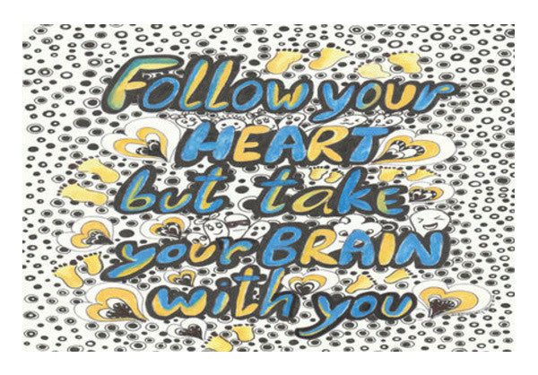 follow your heart Wall Art