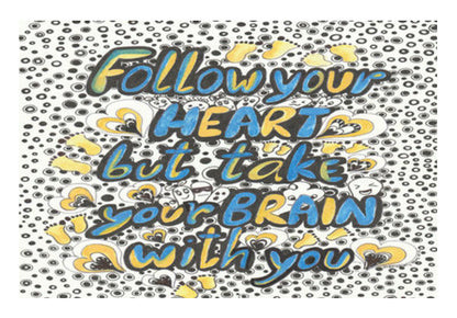 follow your heart Wall Art