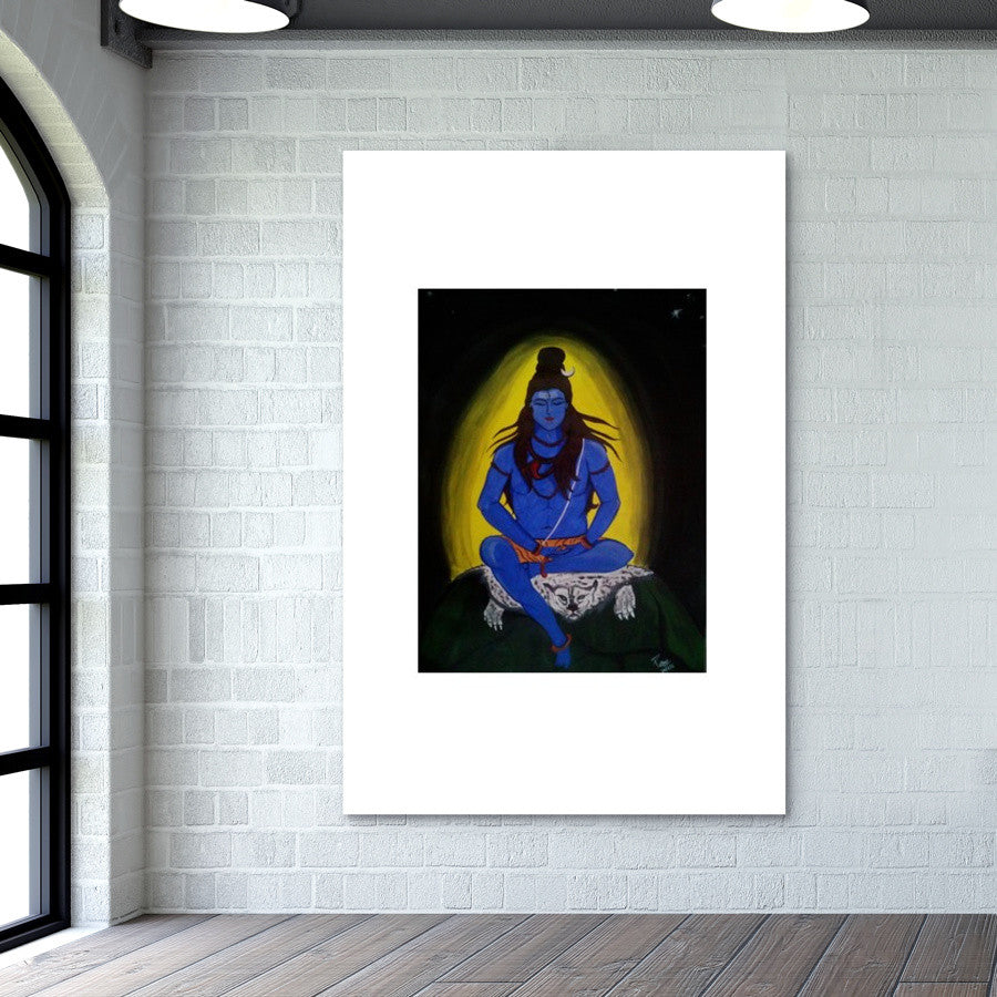 lord shiva painting Wall Art