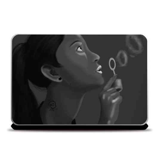 Bubble Rings Laptop Skins
